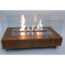 Ver imagem 3 de Lareira Ecológica a Álcool Portátil Madeira Rústica Classe a