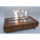 Ver mais imagens de Lareira Ecológica a Álcool Portátil Madeira Rústica Classe a