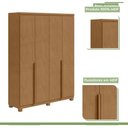 Ver imagem 6 de Guarda-roupa Lopas Alonzo 4 Portas 2 Gavetas
