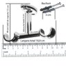 1 Kit Varão Duplo Para Cortina 4,00 Mt 19mm Suporte De Teto - 6