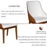 Kit 2 Poltrona de Jantar Estofada Ísis Boucle e Corano - 7