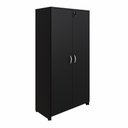 Ver mais imagens de Armário Alto New City 2 Portas MDP 80cm Preto Gebb Work