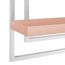 Ver imagem 5 de Prateleira Quadro Nicho de Parede Decorativo Torun em Aço e Mdf - Branca e Jade