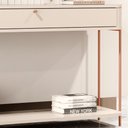 Ver imagem 4 de Aparador Curvo Tucupí 1g Off White Bronze Jb Bechara