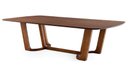 Ver imagem 4 de Conjunto Sala de Jantar Gemini 220x110 Madeira Maciça com 6 Cadeiras Estofadas Made Wood