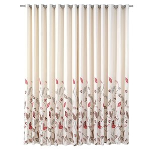 Cortina Translúcida Döhler Tais Ii Fibra Recuperada Folhas 300x250cm