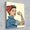 Tela Decorativa Women Empoderamento - 30x40cm - 2