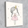 Tela Decorativa Princesa - 30x40cm - 2
