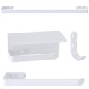 Ver imagem 5 de Kit de Acessórios para Banheiro Branco 4 Peças F.max
