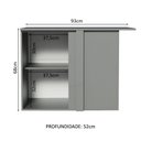 Ver imagem 4 de Balcão de Canto 1 Porta Suspenso Nice Madesa