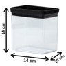 Pote Hermético Paramount Lumini Black 1300 Ml Black Black - 2
