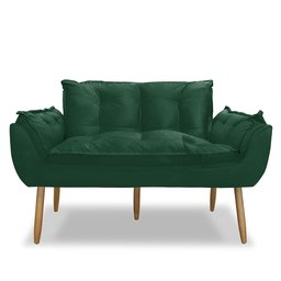 Namoradeira Decorativa Opala Suede - Estofados Irmãos Oliveira - Verde - 2