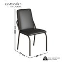 Ver imagem 3 de Kit 6 Cadeiras para Sala de Jantar Malibu