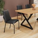Ver imagem 2 de Kit 6 Cadeiras para Sala de Jantar Malibu Preto
