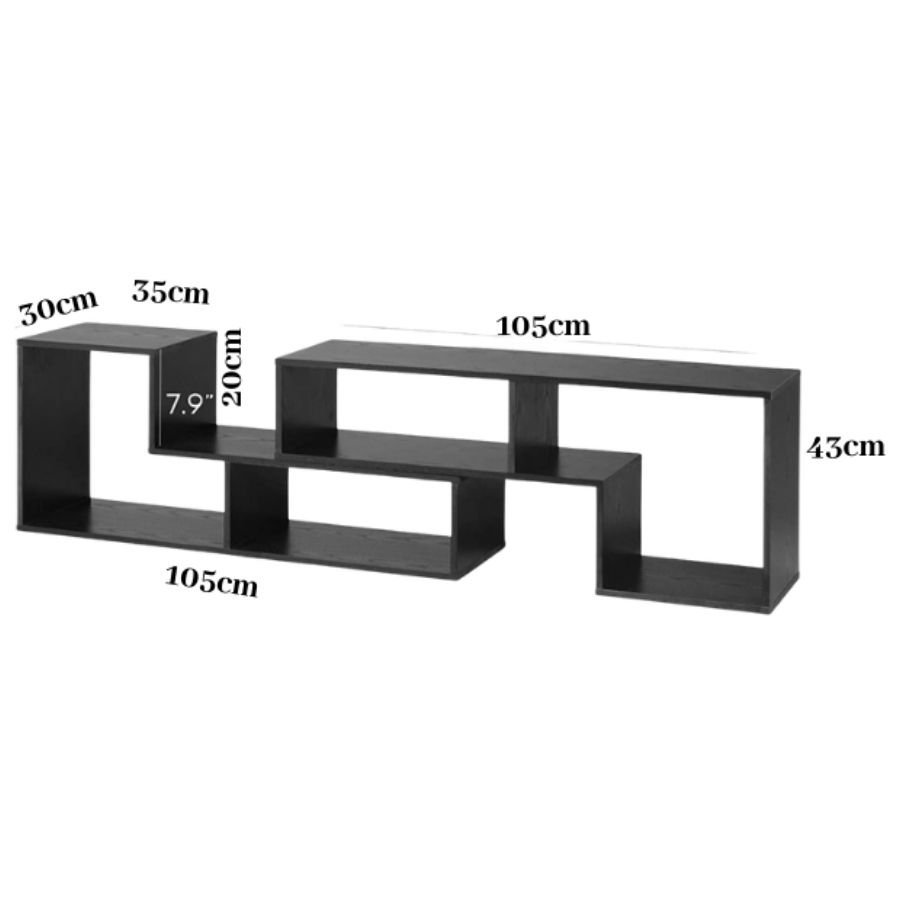 Rack Ravena Modulos inteligentes 100% MDF Branco - Móveis LeBlanc - 5