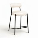 Ver imagem 5 de Banqueta Cozinha Alta com Encosto Kit 3 Industrial Preto Londres PU Facto D03 - D'Rossi