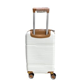 Kit Mala 23kg + Mala 10kg Polipropileno Inquebrável Branca - 5