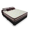 Cama Box Queen + Colchão de Molas Ensacadas Classic Brow Firme para 120 Kilos - 1