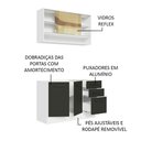 Ver mais imagens de Cozinha Compacta 120002 Com Armário E Balcão Branco/Preto