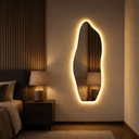 Ver imagem 4 de Espelho Decorativo 80cm com Led Amarelo Quente – Design Moderno e Elegante
