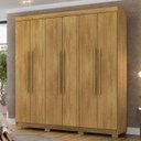 Ver imagem 2 de Guarda Roupa Casal 218cm 6 Portas Bolty Nature V02 - Mpozenato