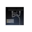 Ver mais imagens de Kit Cuba Dupla Pia Gourmet Cozinha Luxo C/torneira Gourmet Monocomando Misturador Aço Inox Dourado