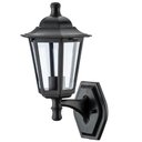 Ver imagem 1 de Luminária de Parede Preta Arandela Colonial Externa Lente Transparente Jardim Sacada Entradas