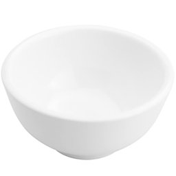 Kit 24 Tigelas Pequenas Servir Restaurante Bowl Porcelana Branca 280ml Cumbuca Clean Lyor - 4