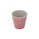Ver imagem 3 de Vaso Decorativo em Cerâmica Cone Embossed Flowers 13cmx13,5cm Urban