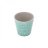 Vaso Decorativo em Cerâmica Cone Embossed Flowers 13cmx13,5cm Urban - 3