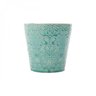 Vaso Decorativo em Cerâmica Cone Embossed Flowers 13cmx13,5cm Urban - 4