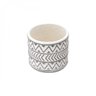 Vaso Decorativo de Cimento Embossed Arrows 14,5cmx15cm Urban - 3