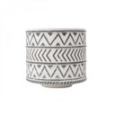 Ver imagem 1 de Vaso Decorativo de Cimento Embossed Arrows 14,5cmx15cm Urban