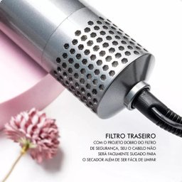 Escova Secadora Compacta: 5 em 1 Escova Cabelo Alisadora - 2