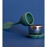 Infusor De Chá Em Silicone Verde Escuro 15cm - 2