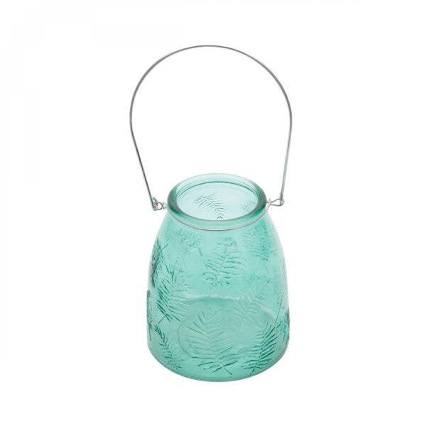 Vaso Decorativo de Vidro Embossed Leaf Long 15cmx8,3cm Urban - 5