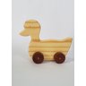 Pato de Madeira Maciça. Brinquedo Artesanal e Decoração. - 2