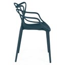 Ver imagem 3 de Cadeira de Jantar Allegra Design Masters Empilhável - Azul Marinho
