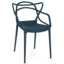 Ver imagem 1 de Cadeira de Jantar Allegra Design Masters Empilhável - Azul Marinho