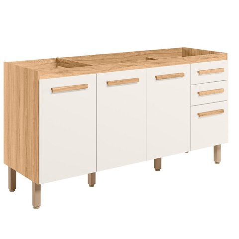 Balcão Intenza 1600x850x515 s/Tampo Nicioli
