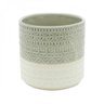 Vaso Decorativo em Cerâmica Double Colors Azte 14cmx14cm Urban - 1