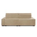 Ver imagem 6 de Sofá Retrátil e Reclinável 4 Lugares com Molas 2,70m Duda Suede Bege Adonai Estofados