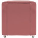 Ver imagem 6 de Kit Namoradeira + 4 Poltronas Decorativas para Sala Mila Suede Cores Pé de Plastico Cromado