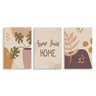 Kit 3 Placas Decorativa Home Sweet Home 20x30 - 1