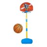 Cesta Basquete Infantil Pedestal Ajustável Bola Rede 110cm - 1