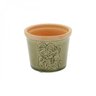 Vaso Decorativo em Cerâmica Embossed Adam Leaf 6cmx7,5cm Urban - 1