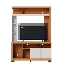 Ver imagem 4 de Estante Home Theater Elba Freijó Off White Matte com Mesa de Centro Jeri Off White Freijó e