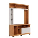 Ver imagem 2 de Estante Home Theater Elba Freijó Off White Matte com Mesa de Centro Jeri Off White Freijó e