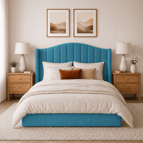 Cabeceira Cama Box Casal Queen 160cm Zoe Estofada Suede Moderna