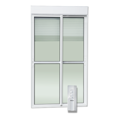 Porta Cor.Integ.Mot.Cont.Rem 2F.Mov.220x200 Elite c/Fech.Aut.V.Lis.Branco Brimak